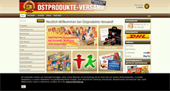 Desktop Screenshot of ostprodukte-versand.de